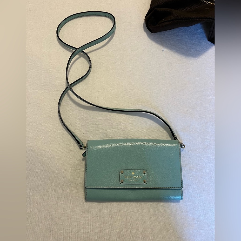 Kate Spade Robin Eggs blue small crossbody with dust bag